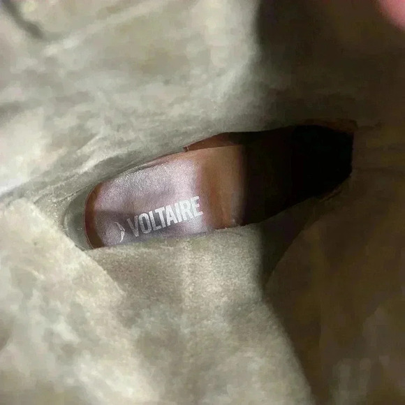 Zadig & Voltaire Tan Ankle Boots with Fringe - Picture 11 of 11